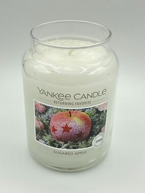 Rare Yankee Candle Sugared Apple Large Jar 22oz New Unused No Lid